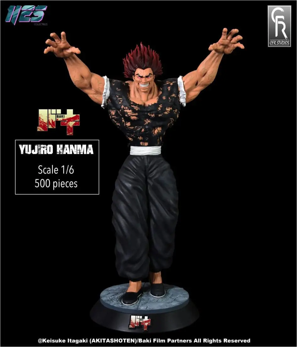 Baki Statue 1/6 Yujiro Hanma 37 cm product photo