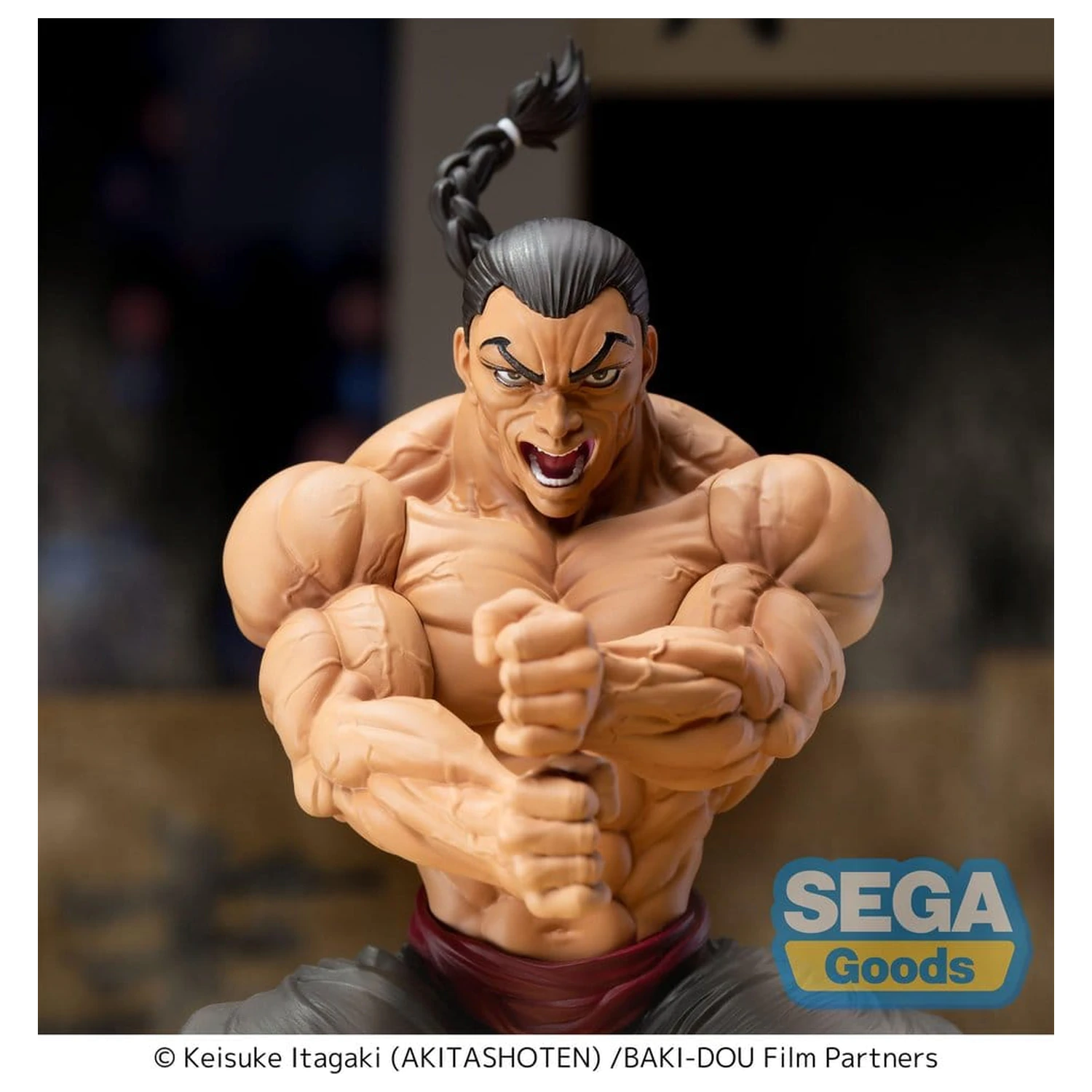 Baki-Dou Luminasta PVC Figure Kaioh Retsu 15 cm product photo