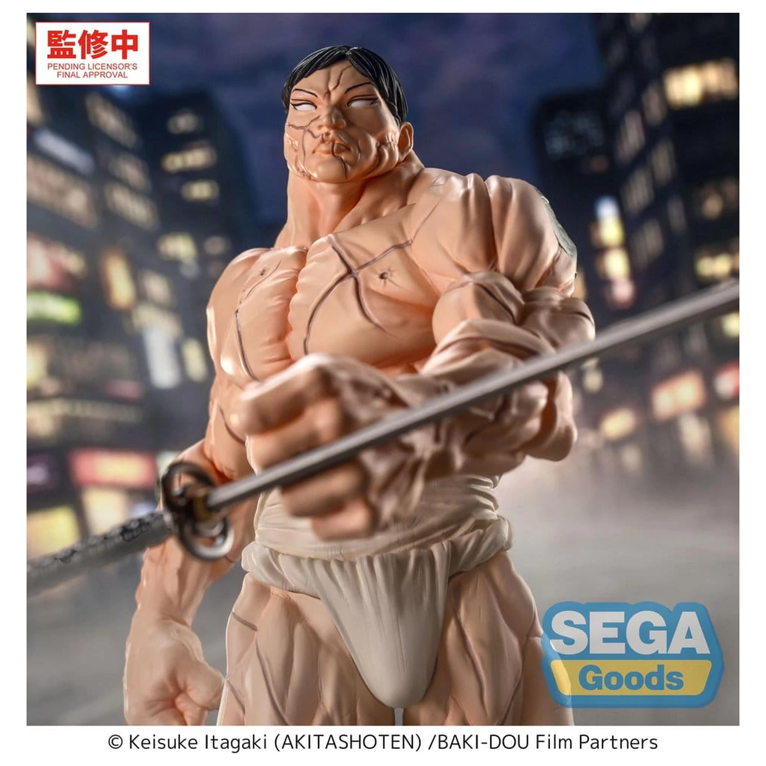 Baki-Dou Luminasta PVC Figure Kaoru Hanayama 23 cm product photo