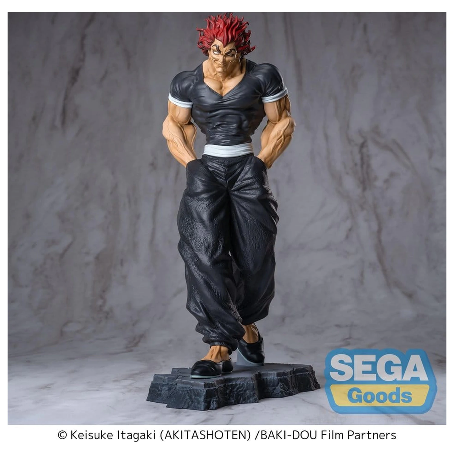 Baki-Dou Luminasta PVC Figure Yujiro Hanma 25 cm product photo