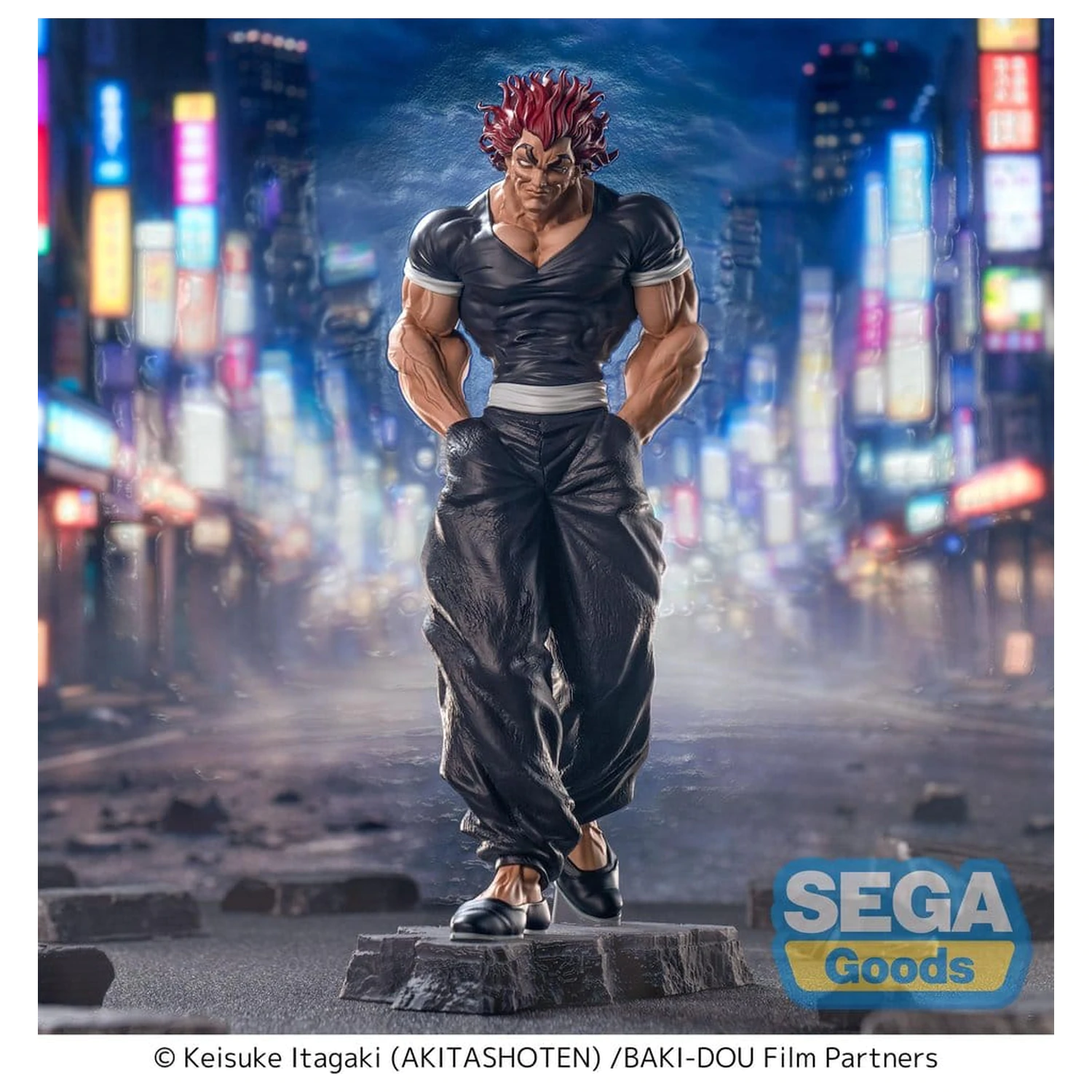 Baki-Dou Luminasta PVC Figure Yujiro Hanma 25 cm product photo