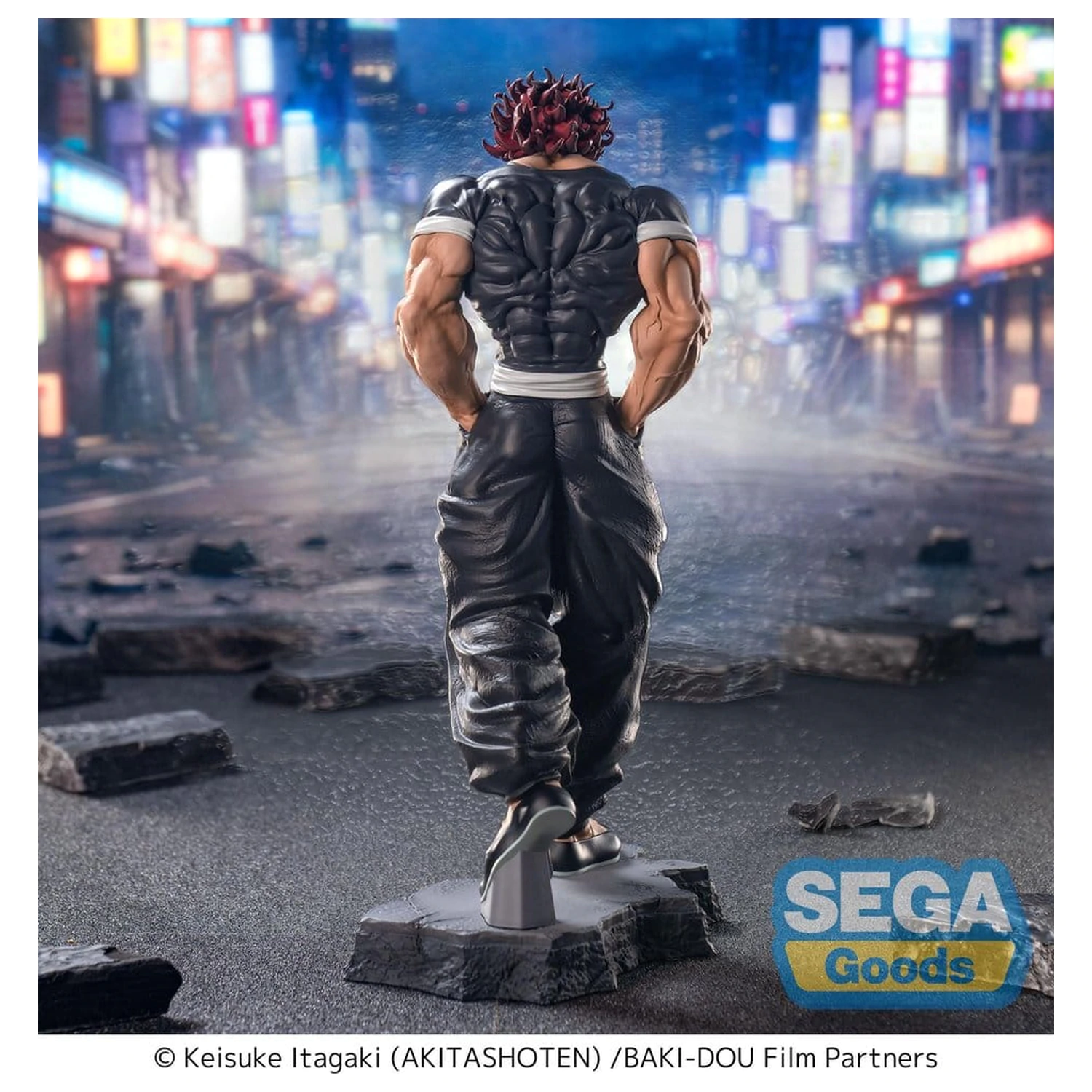 Baki-Dou Luminasta PVC Figure Yujiro Hanma 25 cm product photo