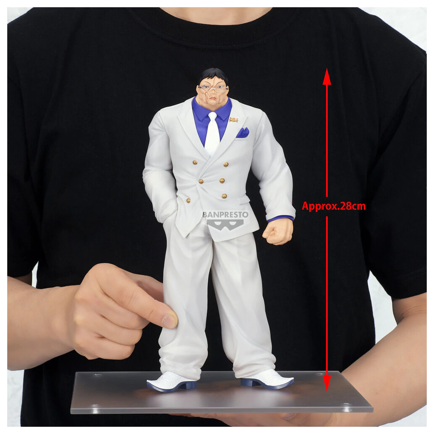 Baki Grandista Hanayama Kaoru figure 17cm product photo