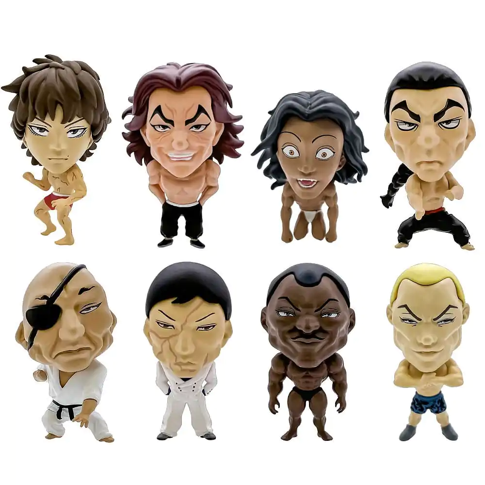 Baki Hanma 16d Collectible Figure Collection PVC Figures 8-Pack Baki Hanma 6 cm termékfotó