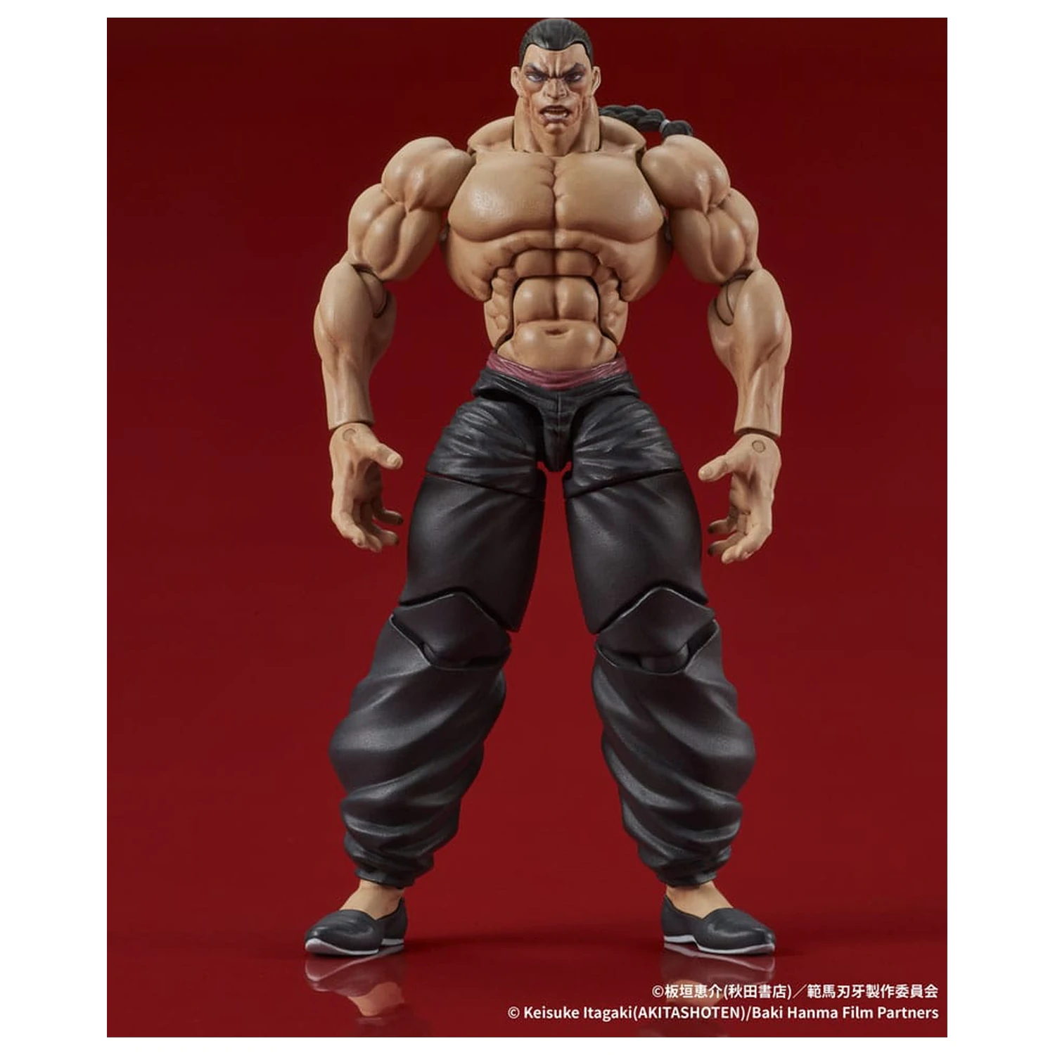 Baki Hanma Digaction Action Figure Retsu Kaioh 7 cm      product photo