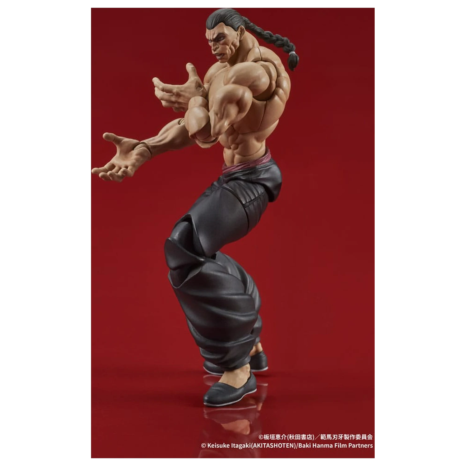Baki Hanma Digaction Action Figure Retsu Kaioh 7 cm      product photo