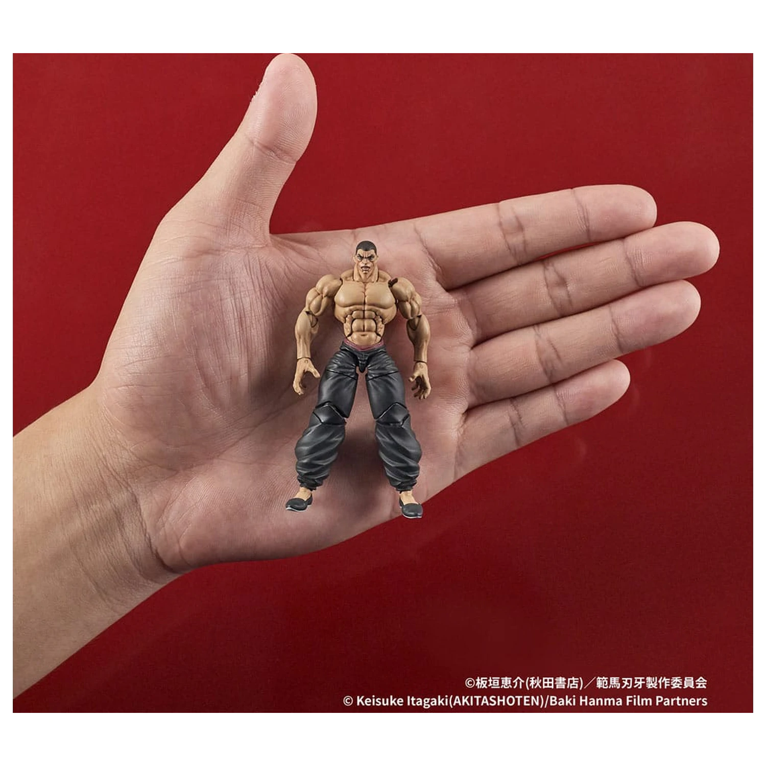 Baki Hanma Digaction Action Figure Retsu Kaioh 7 cm      product photo