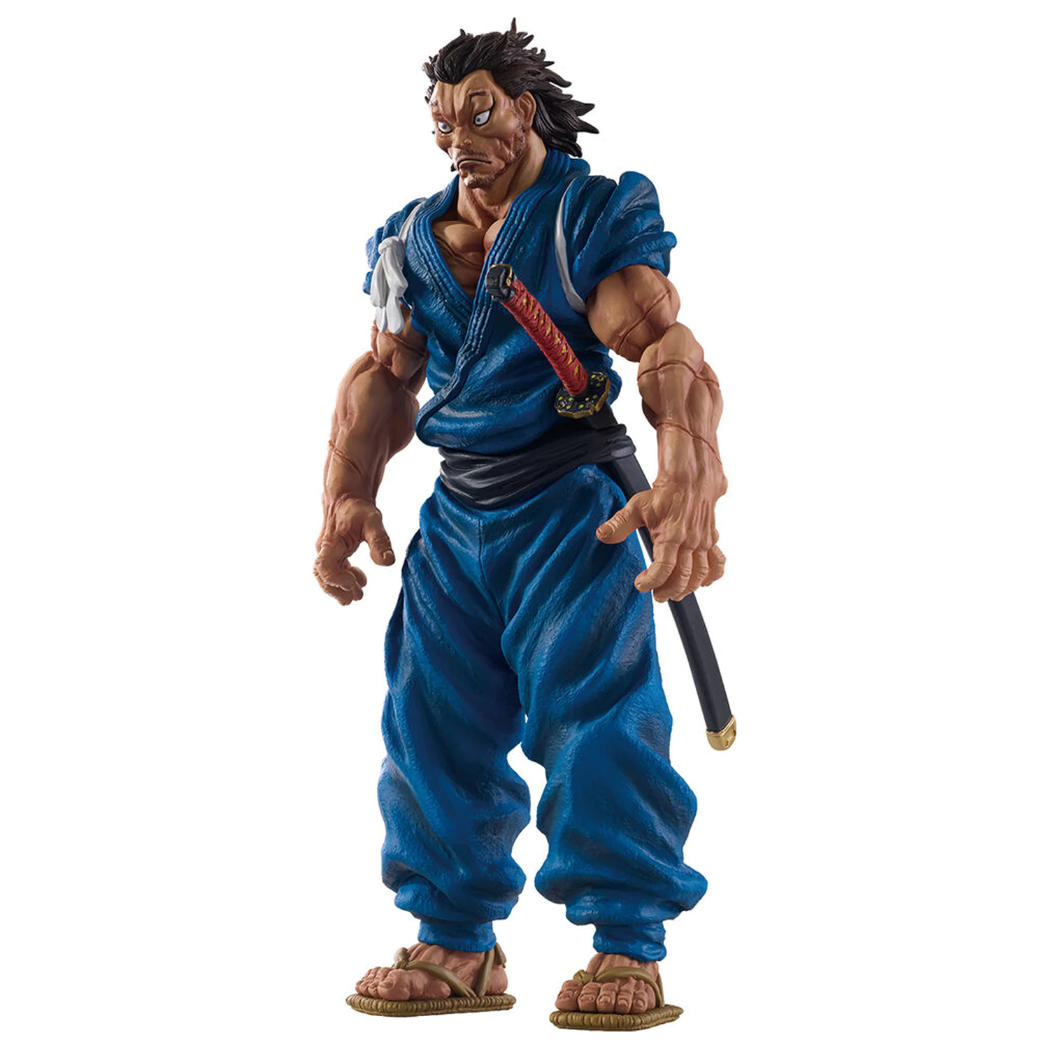Baki Giant Heartbeat Musashi Miyamoto Ichibansho figure 26cm product photo