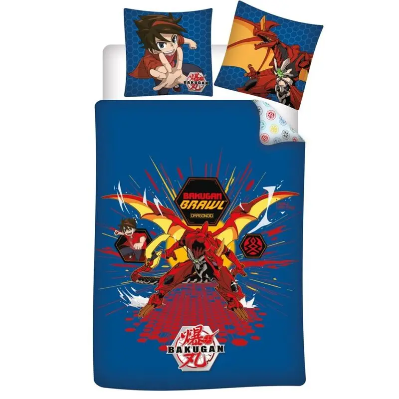 Bakugan microfibre duvet cover bed 90cm product photo
