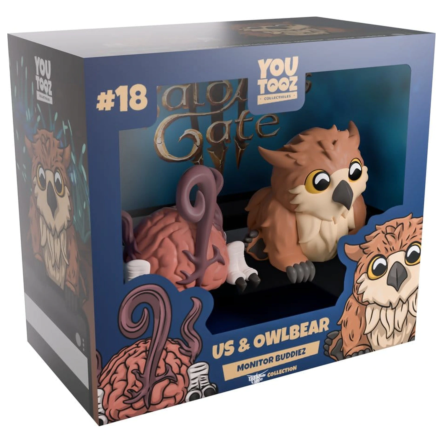 Baldur's Gate 3 Vinyl Figures Us & Owlbear 4 cm product photo