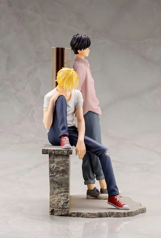Banana Fish PVC ARTFXJ Statue 1/8 Ash &amp; Eiji 25 cm product photo
