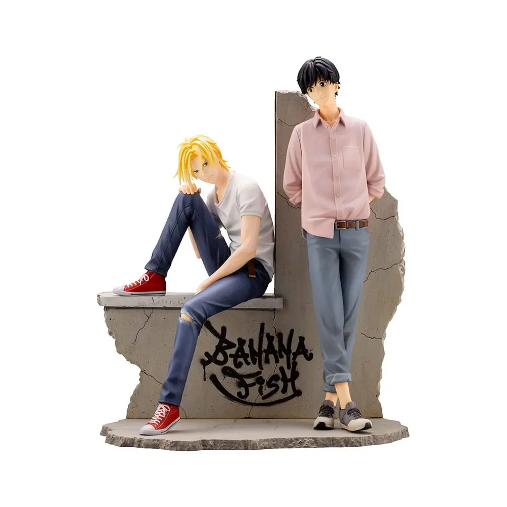 Banana Fish PVC ARTFXJ Statue 1/8 Ash &amp; Eiji 25 cm product photo