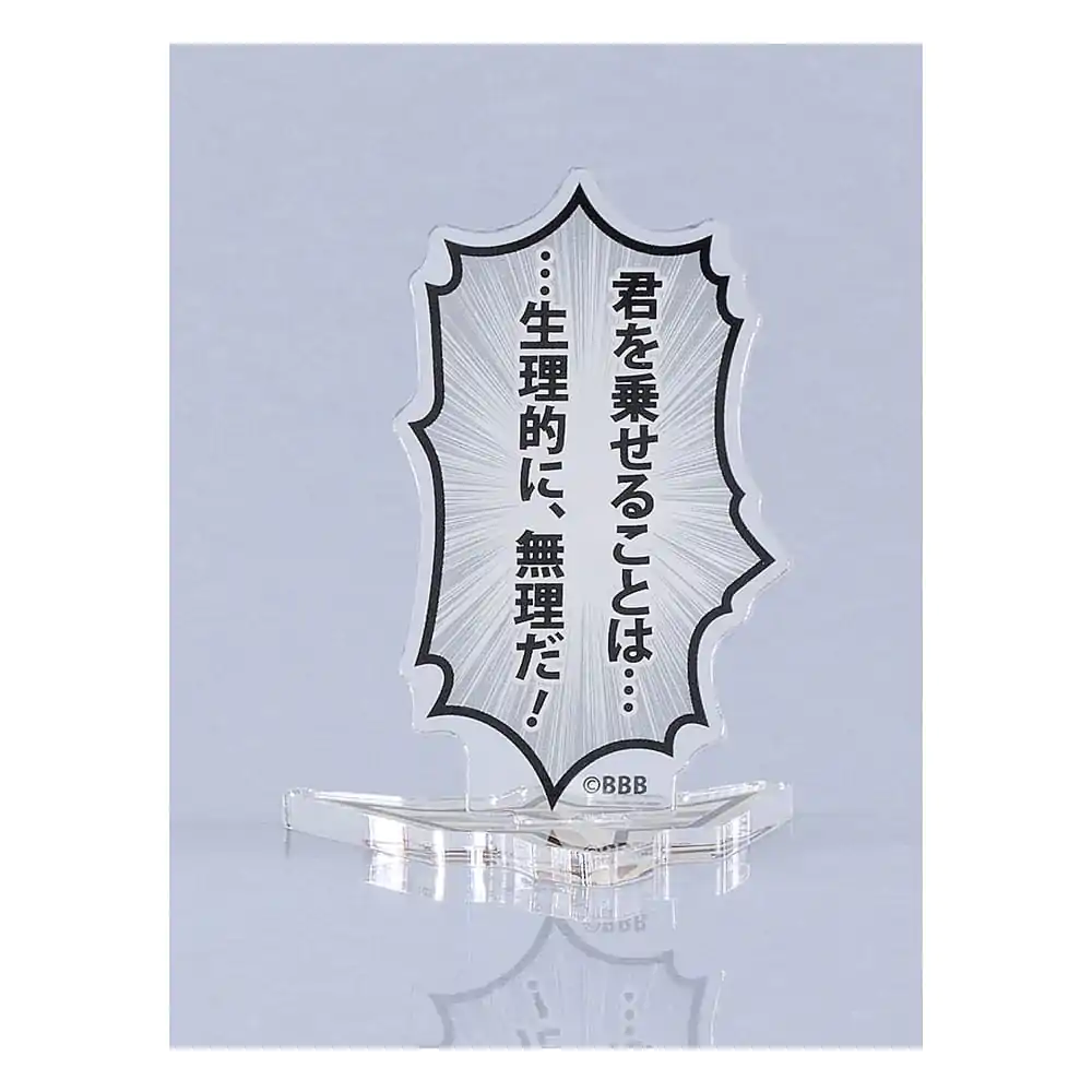 Bang Brave Bang Bravern Speech Bubble Acrylic Stand I can't... let you pilot me! It's impossible! 6 cm product photo