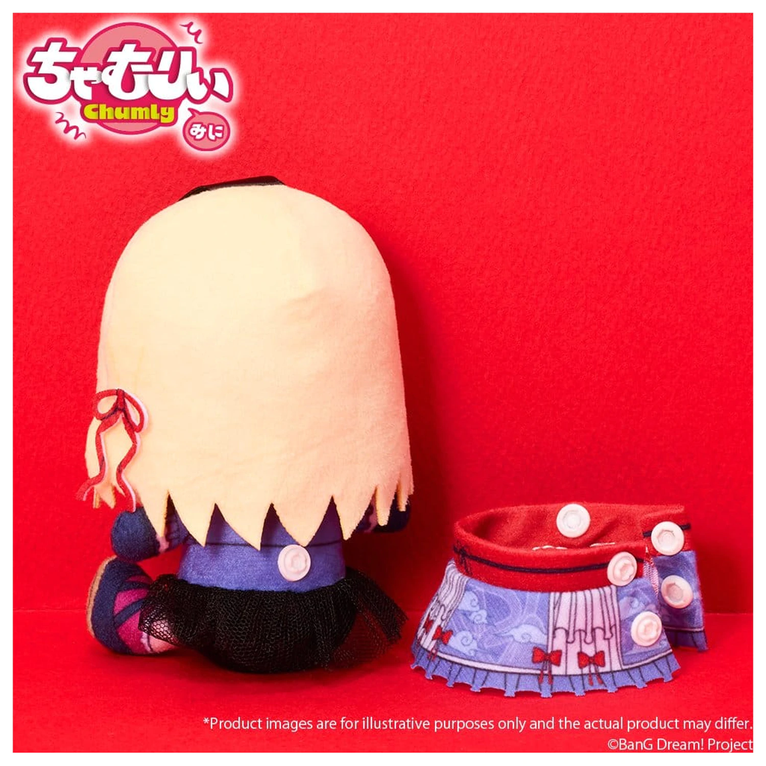 BanG Dream! Chamuri Mini Plush Keychain Ave Mujica Senbi Toryo Ver. Mortis 10 cm product photo