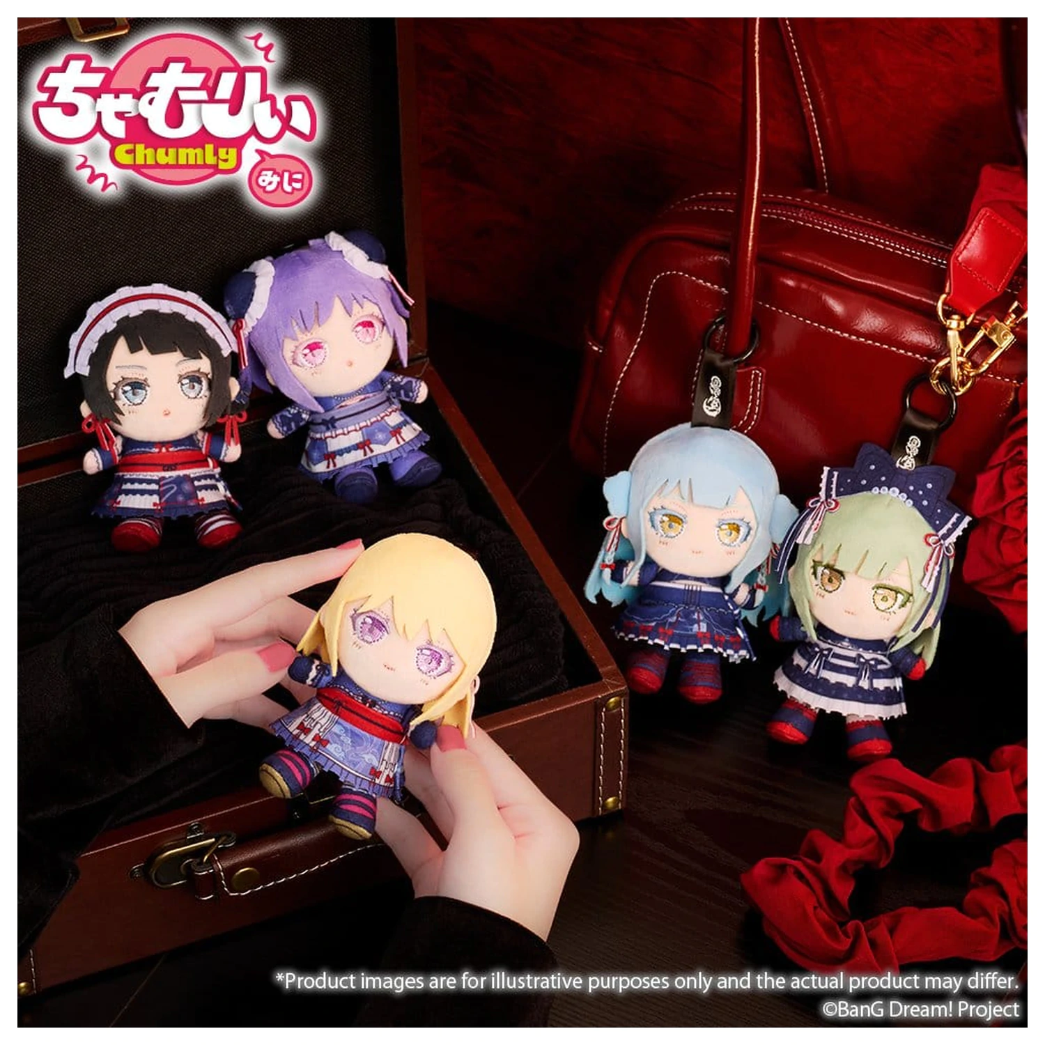 BanG Dream! Chamuri Mini Plush Keychain Ave Mujica Senbi Toryo Ver. Oblivionis 10 cm product photo