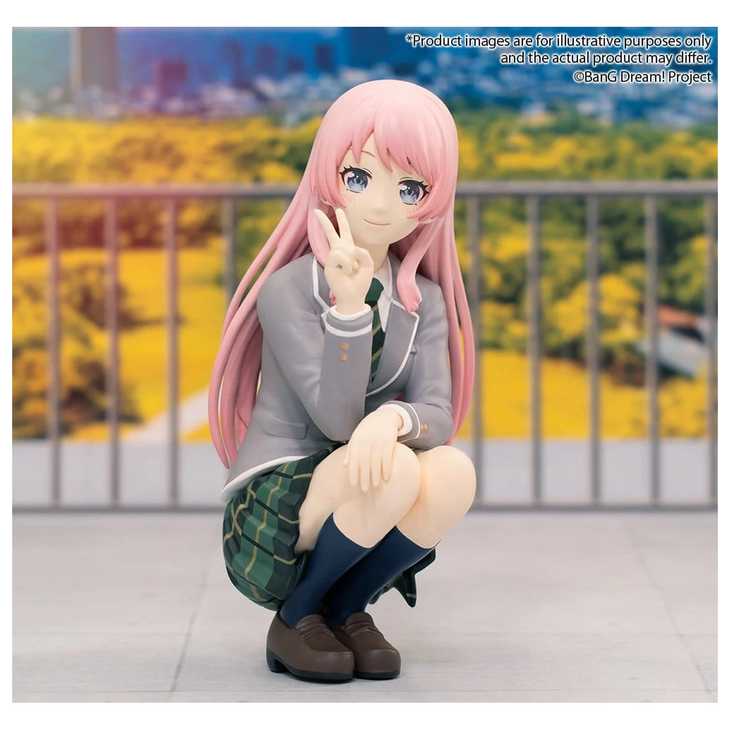 BanG Dream! My Go! Premium PVC Statue Chihaya Anon Uniform Ver. 9 cm                product photo