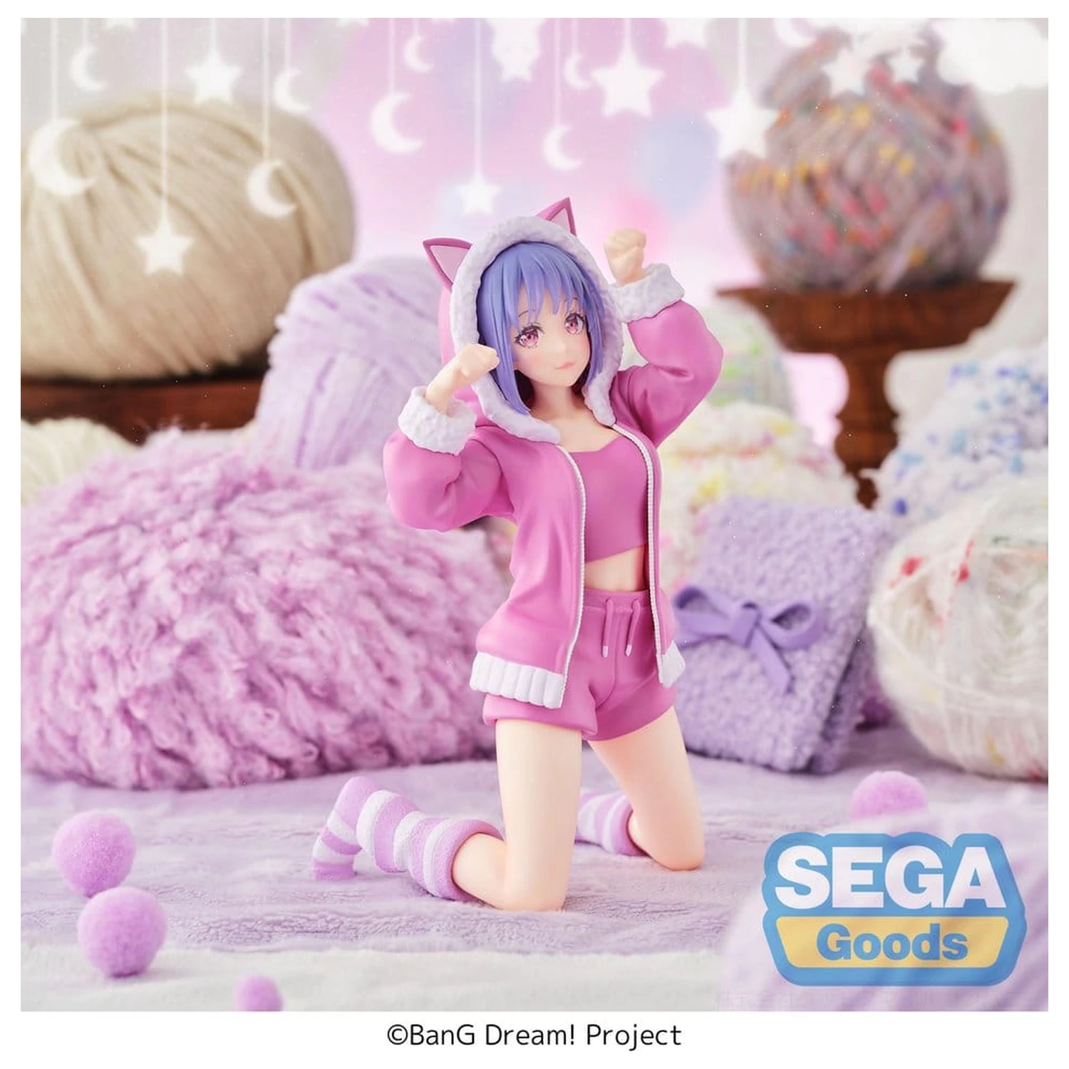 BanG Dream! Yumemirize PVC Figure Nyamu Yutenji Pajama Party! 16 cm product photo