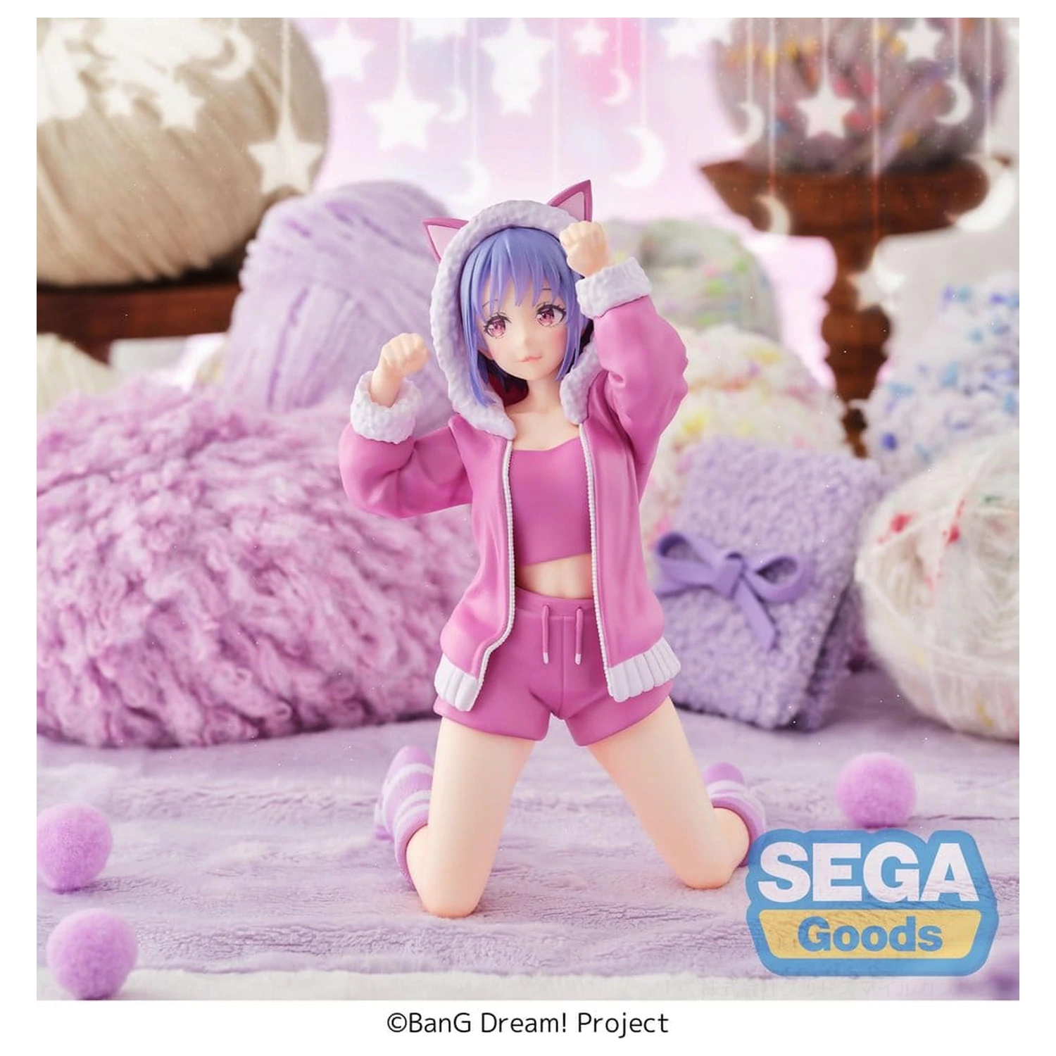 BanG Dream! Yumemirize PVC Figure Nyamu Yutenji Pajama Party! 16 cm product photo