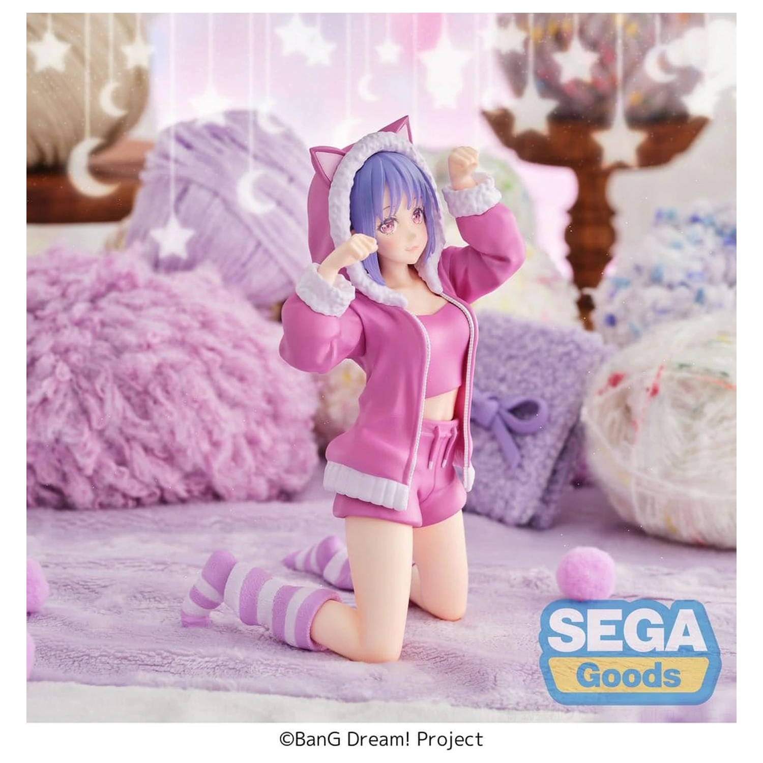 BanG Dream! Yumemirize PVC Figure Nyamu Yutenji Pajama Party! 16 cm product photo