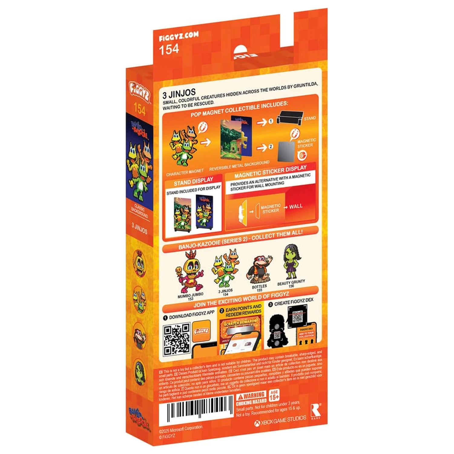 Banjo-Kazooie FiGGYZ Magnet Collectible Jinjos 11 cm product photo