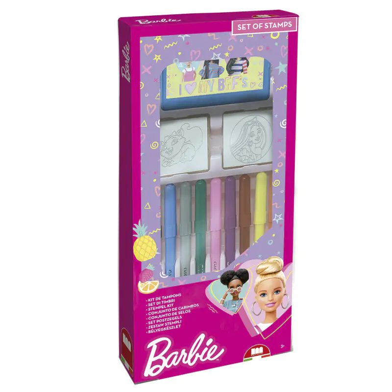 Barbie stationery blister pack 13pcs product photo