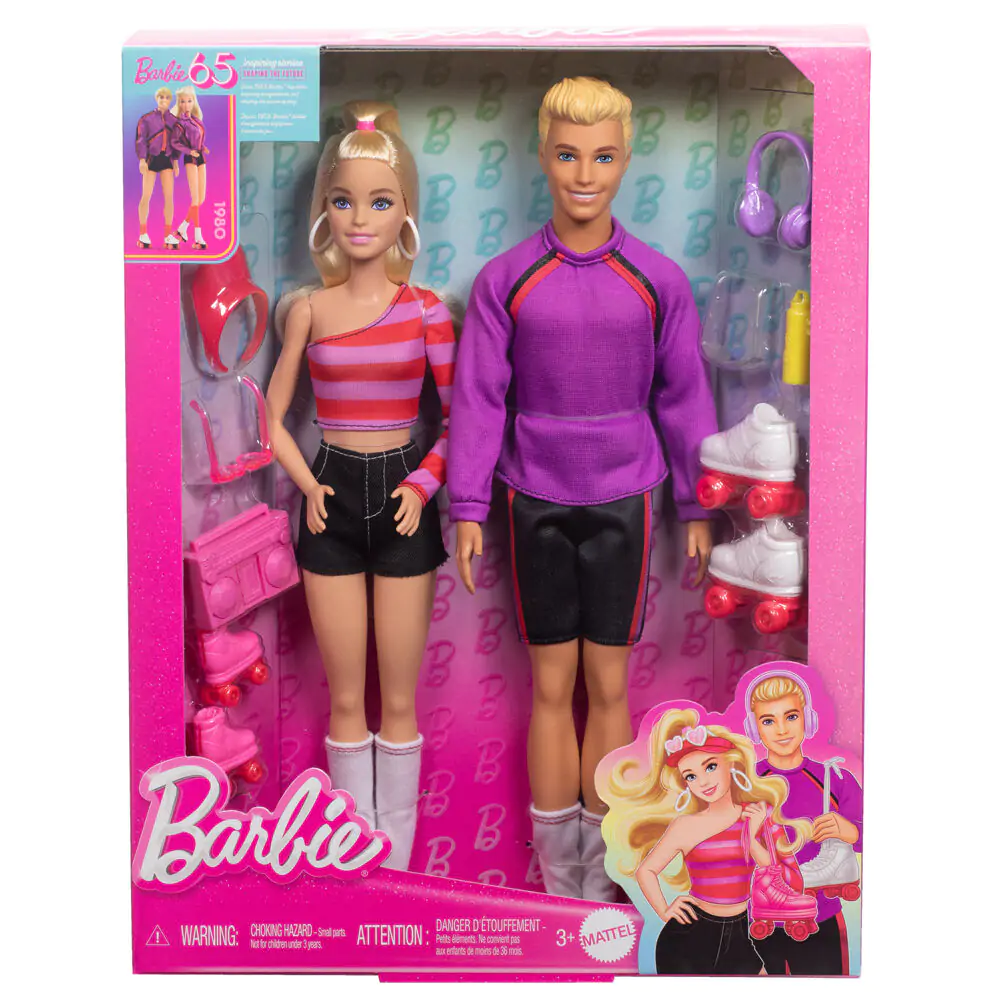 Barbie pack 2 Barbie and Ken Skaters dolls product photo