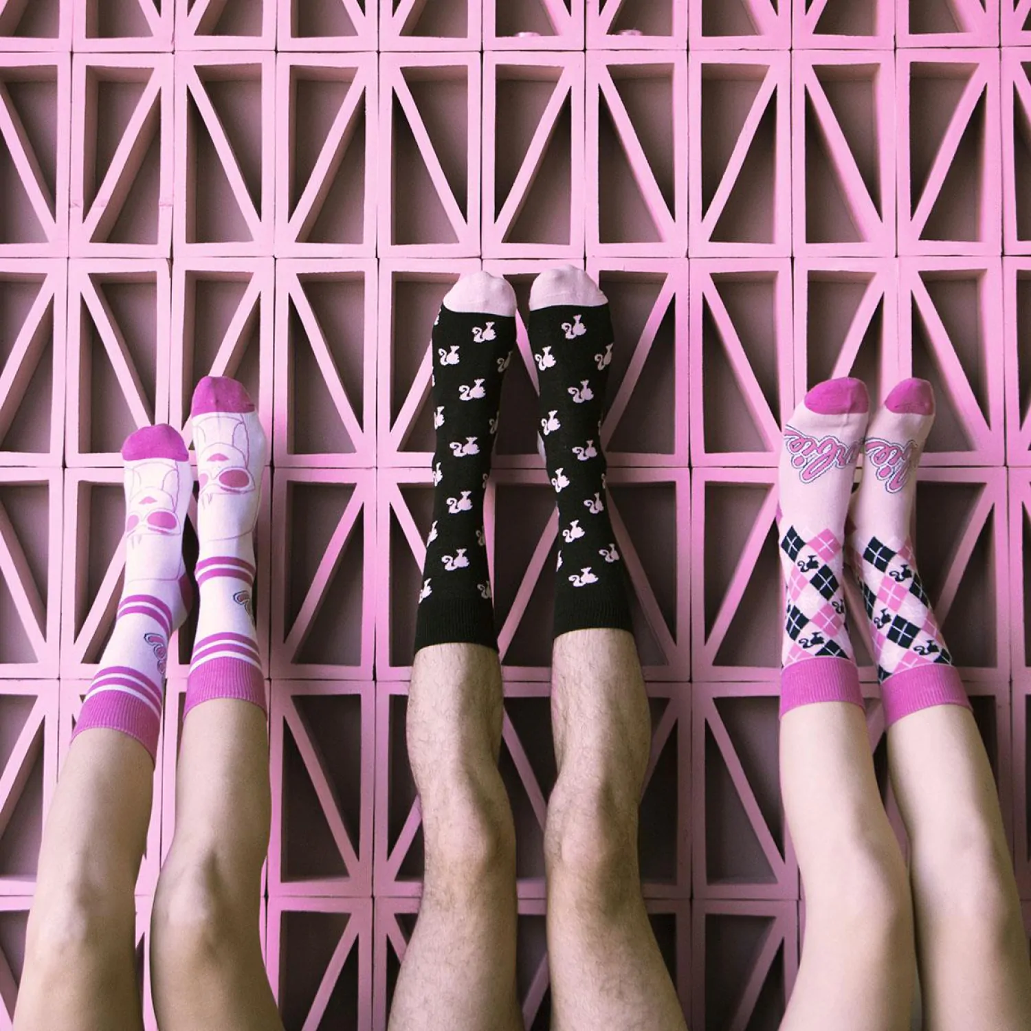 Barbie pack 3 adult socks product photo
