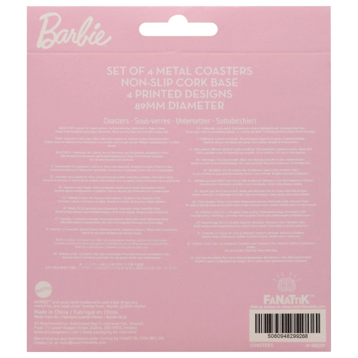 Barbie Coaster 4-Pack product photo
