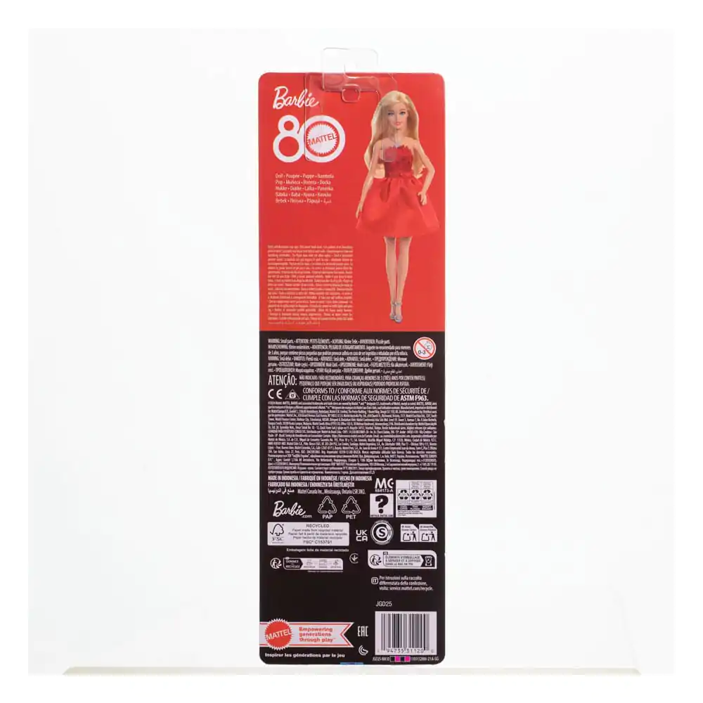 Barbie 80th Anniversary Doll Ruby Red product photo