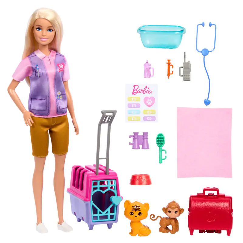 Barbie Animal Rescue & Recover doll product photo