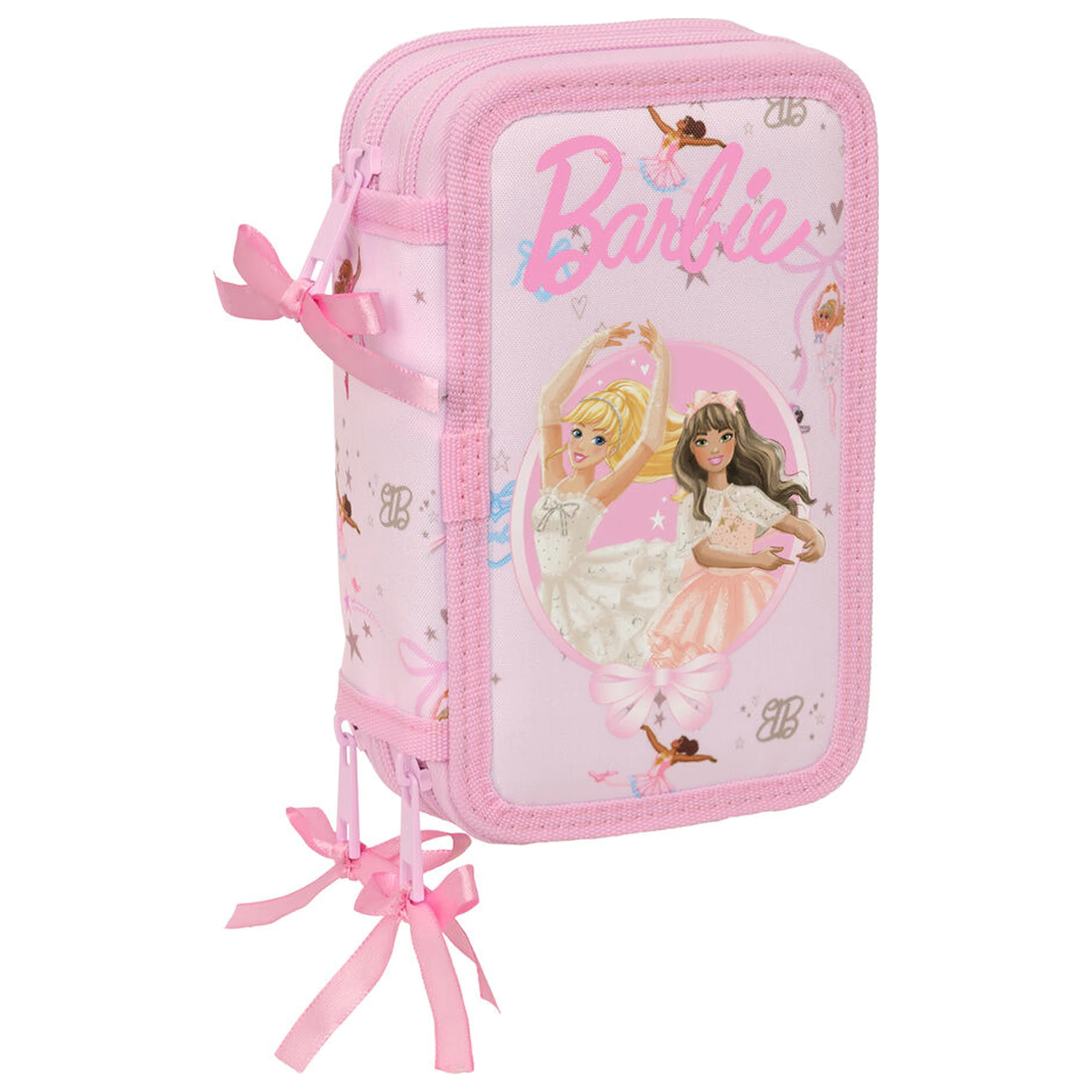 Barbie Ballet triple pencil case 37pcs product photo