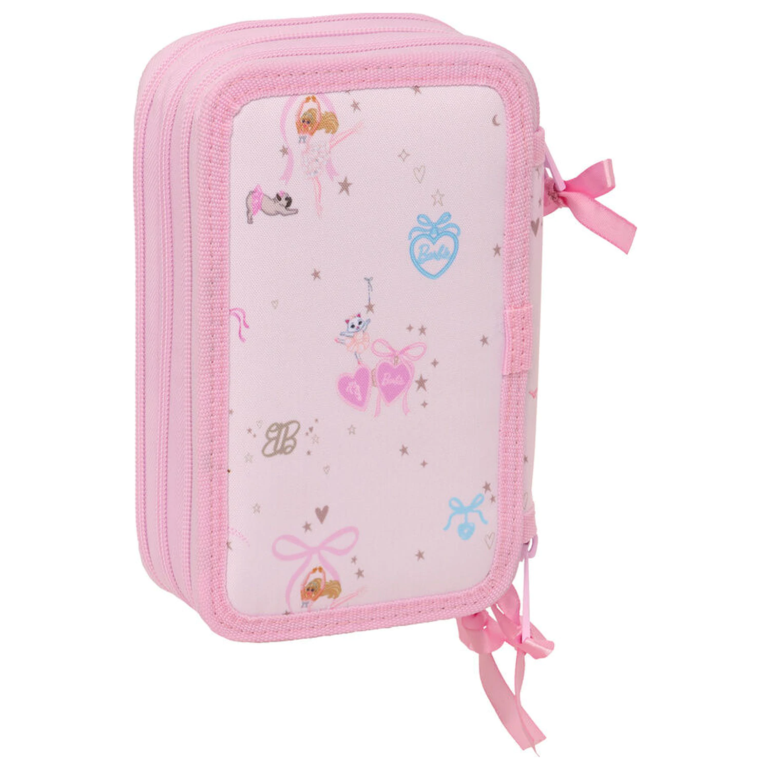 Barbie Ballet triple pencil case 37pcs product photo