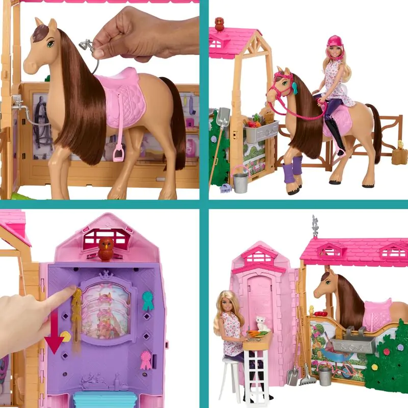 Barbie Barbie doll with horse and stable termékfotó