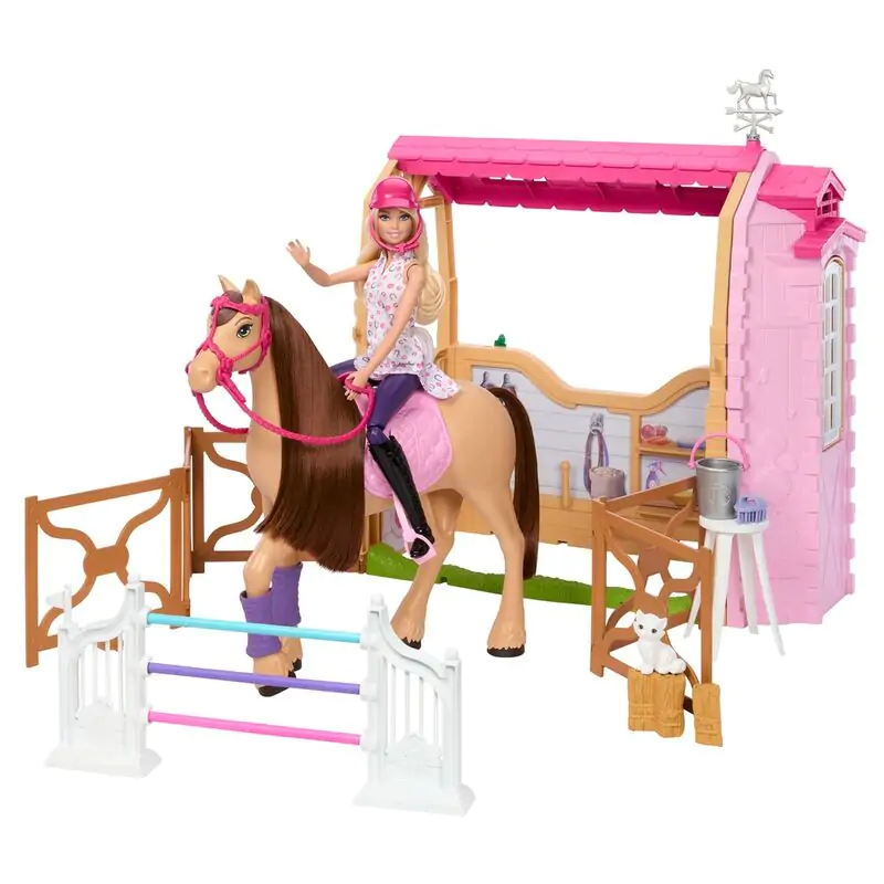 Barbie Barbie doll with horse and stable termékfotó