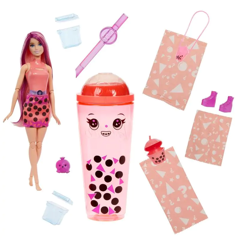 Barbie Bubble Mango Mochi Tea Pop Reveal doll product photo