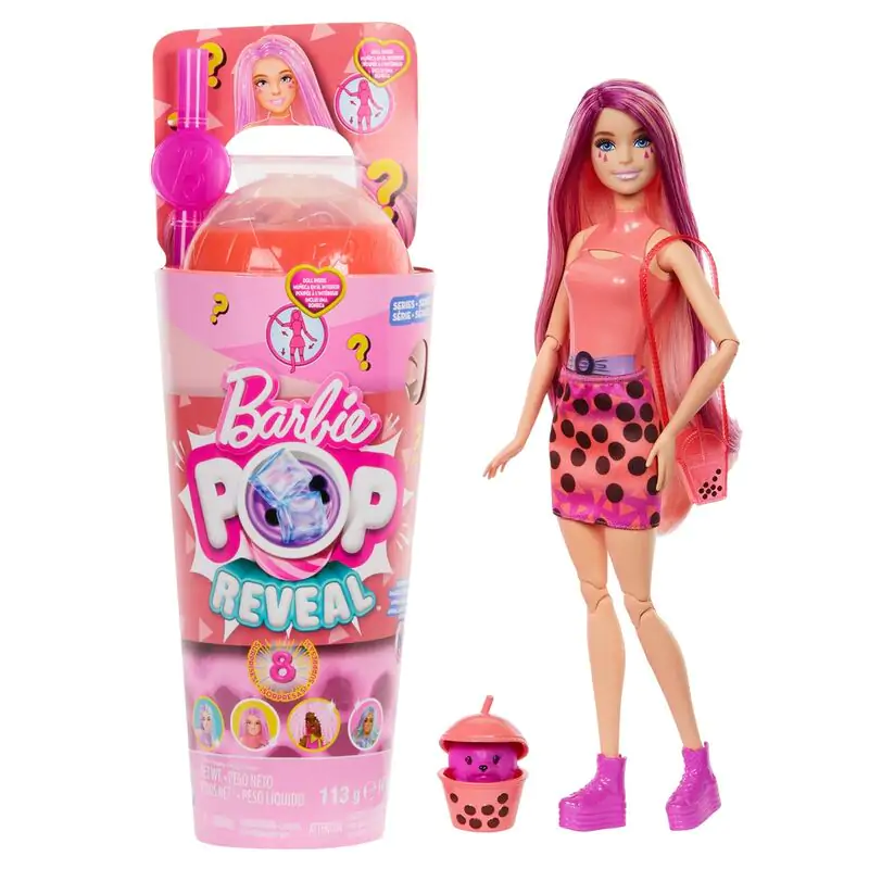 Barbie Bubble Mango Mochi Tea Pop Reveal doll product photo