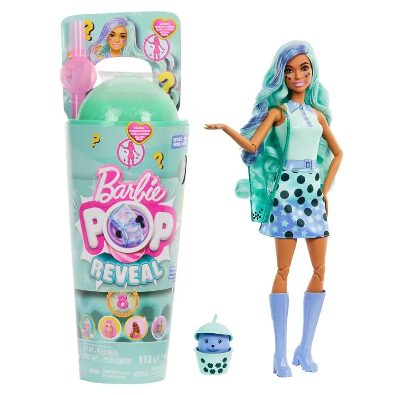 Barbie Bubble tea Green Tea Pop Reveal doll termékfotó