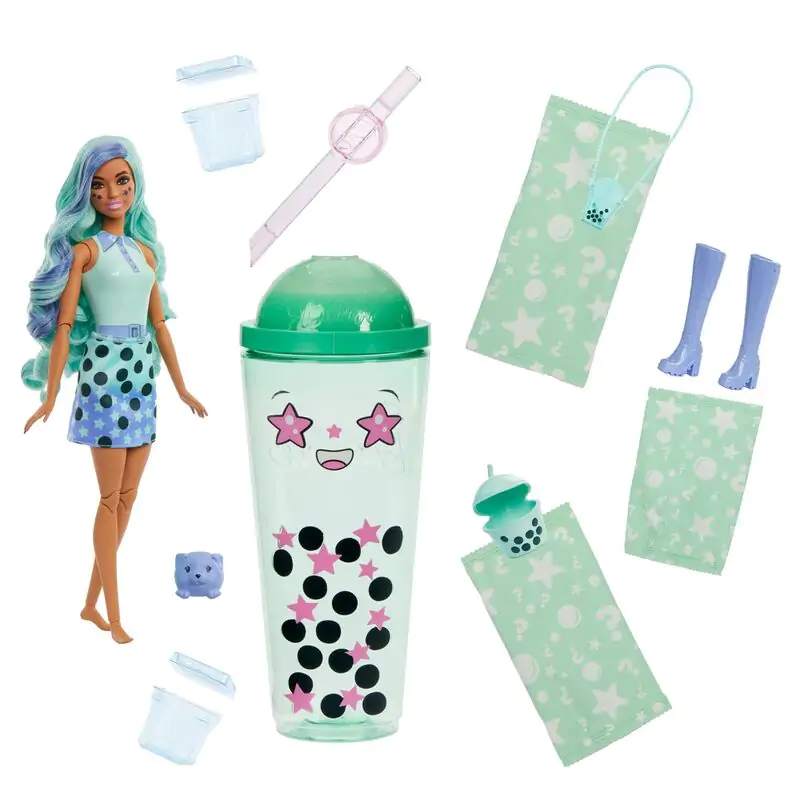 Barbie Bubble tea Green Tea Pop Reveal doll termékfotó