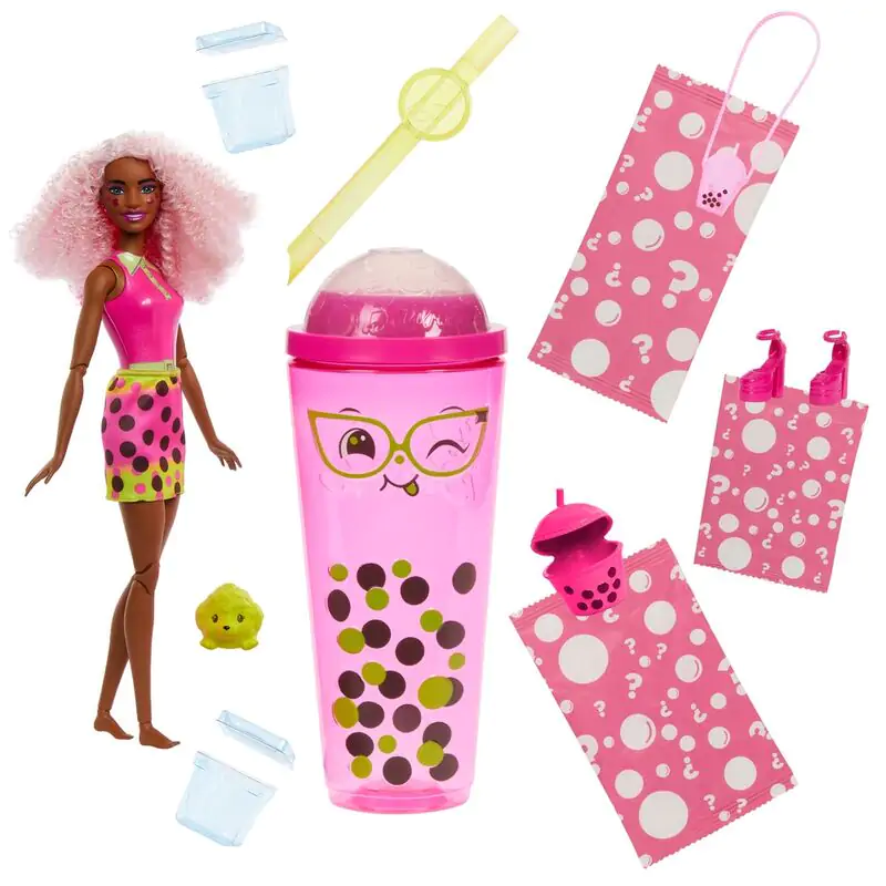 Barbie Bubble tea Red Fruits Pop Reveal doll product photo
