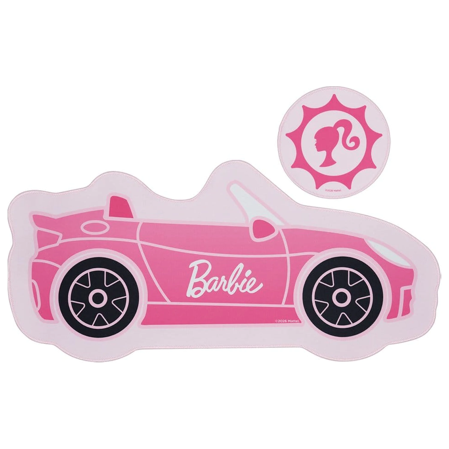 Barbie Desk Pad & Coaster Set Car product photo