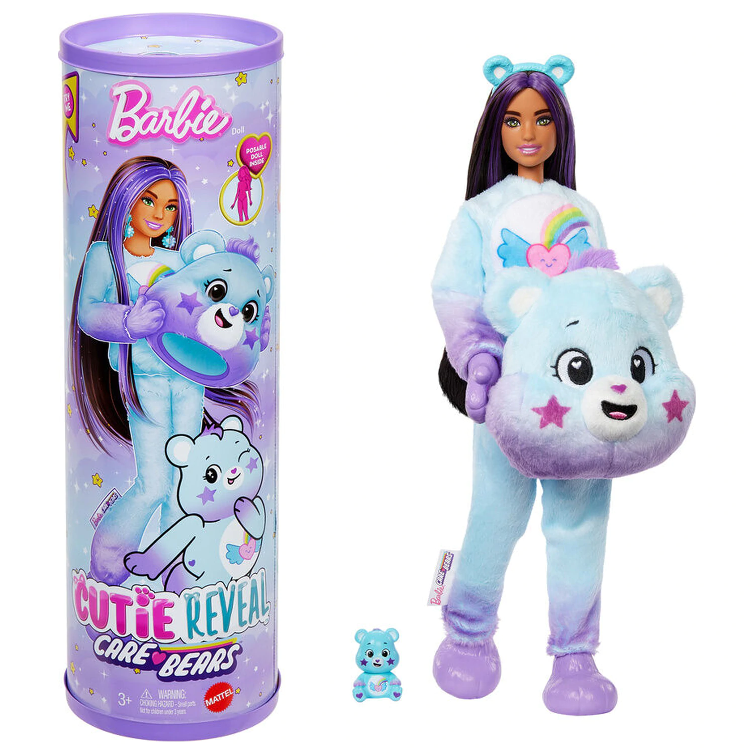 Barbie Care Bears Cutie Reveal Affectionate doll product photo