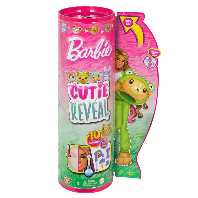 Barbie Chelsea Cutie Reveal Serie Costumes Dog Frog doll product photo