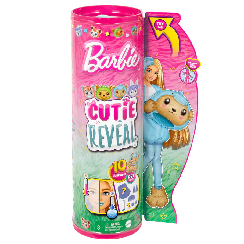 Barbie Chelsea Cutie Reveal Serie Costumes Dolphin Bear doll termékfotó