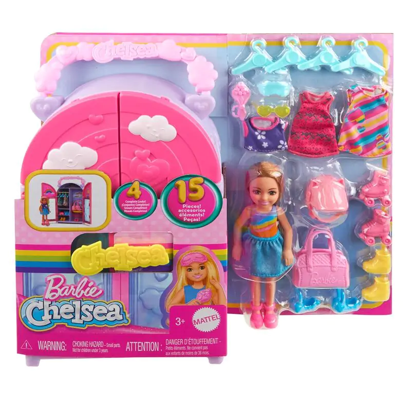 Barbie Chelsea portable wardrobe doll product photo