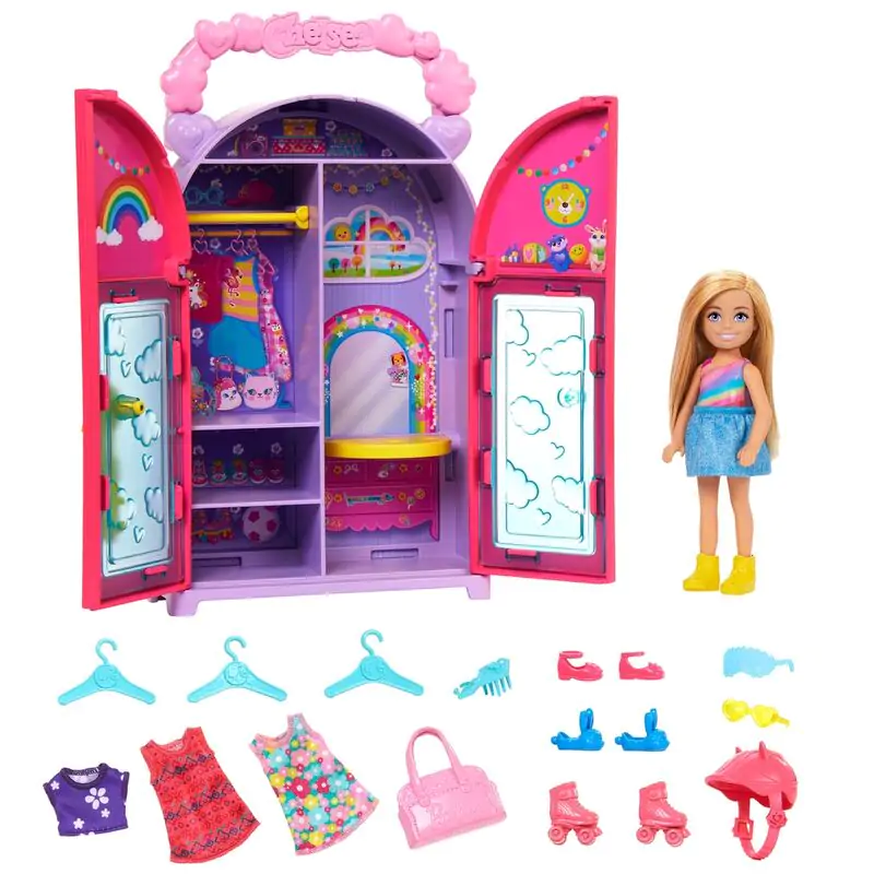Barbie Chelsea portable wardrobe doll product photo