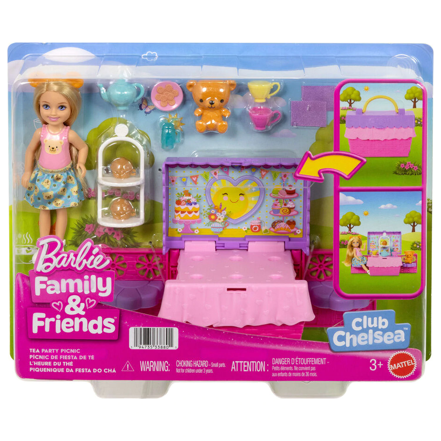 Barbie Club Chelsea Picnic doll product photo