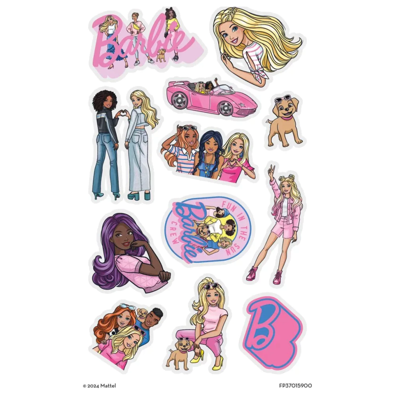 Barbie Crew tattoo 12-piece product photo