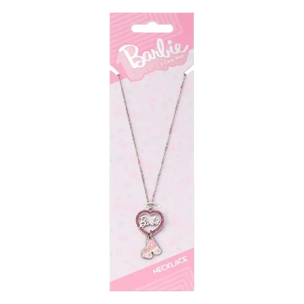 Barbie Pendant & Necklace Crystal Heart and Roller Skate termékfotó