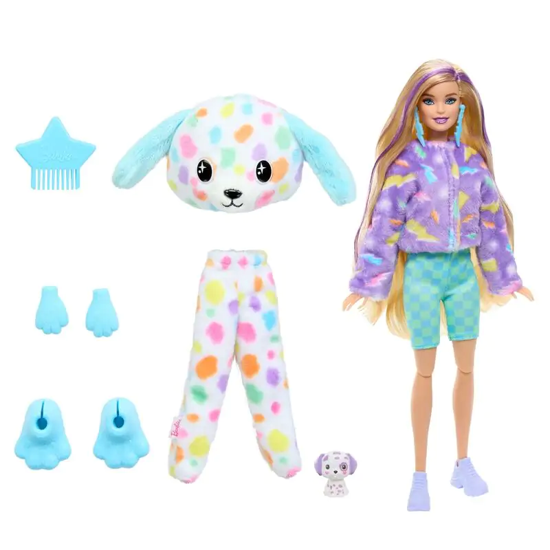 Barbie Cutie Reveal Dalmatian Dreams of colour doll product photo