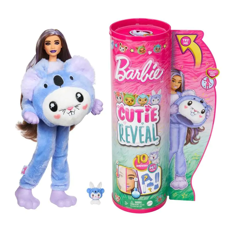 Barbie Cutie Reveal Koala Rabbit costumes doll product photo
